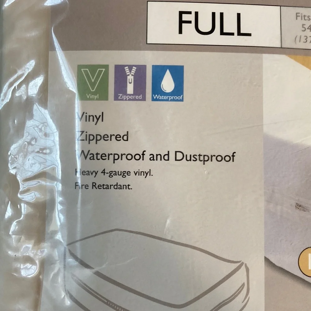 Vinyl Mattress Protector - Full